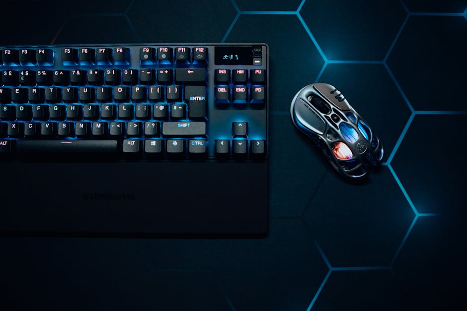 SteelSeries Aerox 3 Wireless Gen 2, 4000 Hz Yenileme Hızıyla Oyun Deneyimini Dönüştürüyor — Stylish RGB gaming keyboard and mouse with vibrant lighting, perfect for tech en